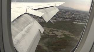 Lufthansa LH498 Boing 7478i Landing in Mexico City [upl. by Anelad]