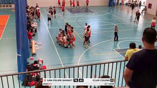 Metrobasket U15 San Felipe Basket vs Club Colina [upl. by Aicilif]