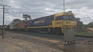 4PM4 PN Steelie  intermodal Spencer Jnc SA to Melbourne VIC 1215 15924 Great Western VIC [upl. by Ynove]