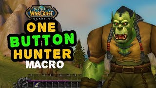 One Button Hunter Macro in Classic WoW and other popular requests [upl. by Boggers]