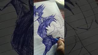 New pen sketch ☠️ creative sketch viralvideo [upl. by Norehs639]