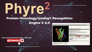 PHYRE2 Protein Fold Recognition and Protein Structure Prediction Server bioinformatics ai [upl. by Yhtamit]