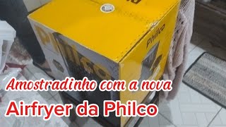 Unboxing Airfryer Philco amostradinho tá com tudo philco [upl. by Aryam]