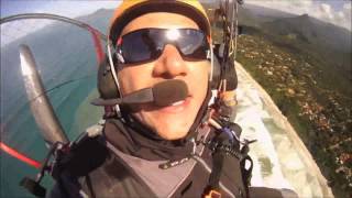 Paramotor trip Viagem Santos SP  Rio de Janeiro RJ [upl. by Atnohsal240]