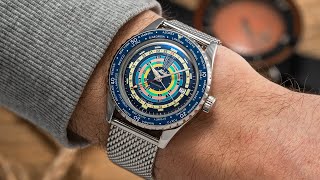 A Fun amp Colorful Dive Watch With Worldtimer Functionality  MIDO Ocean Star Decompression Worldtimer [upl. by Butch436]