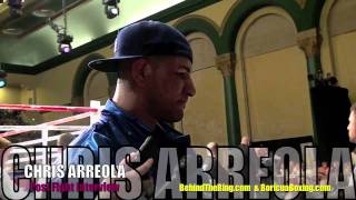 CHRIS ARREOLA vs Friday Ahunanya Post Fight Interview quotI almost looked as bad as Haye didquot [upl. by Anilam976]