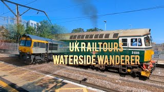 UK Railtours Waterside Wanderer passing Chelmsford [upl. by Anuqahs99]