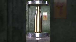 Hydraulic press vs Thermos water bottle 🔥😱 [upl. by Seward]