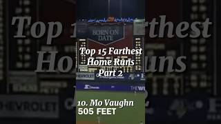 Top 15 Farthest Home Runs in MLB History  Part 2 [upl. by Ahsiaa480]