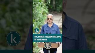 Viral Moment President Biden and the Amazon walk [upl. by Teece562]