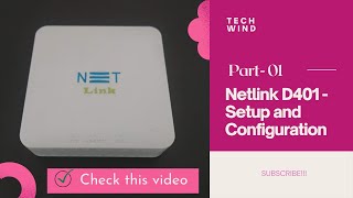 How to configure Netlink D401v2801SG  Netlink D401V2801SG  Setup and Configuration   Part 1 [upl. by Boyt]