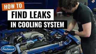 How to Find Leaks in Your Cooling System  Radiator amp Cap Pressure Testing  Eastwood [upl. by Nyliac223]