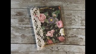 Let’s Make A Shabby Soul Soft Spine Junk Journal Part 1 [upl. by Roche257]