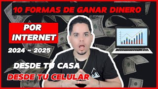 💵 10 FORMAS RÁPIDAS Y FÁCILES DE GANAR DINERO POR INTERNET EN 2024 Y 2025 💻✨ [upl. by Tori457]