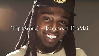 Jacquees  Trip Remix official Lyrics Video [upl. by Aivata]