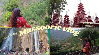 Vlog 6❤️ Mussoorie⛰️ Places to visit in mussoorie 😍 SUVI [upl. by Liebermann]