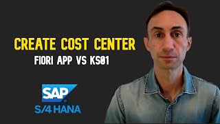 How to to Create a Cost Center with FIORI App amp KS01 T code SAP S4 HANA [upl. by Eirruc988]