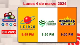 Lotería Nacional LEIDSA y Anguilla Lottery en Vivo 📺│Lunes 4 de marzo 2024  855 PM [upl. by Niuqauj255]