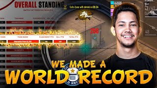 UNBELIEVABLE WORLD RECORD IN FREE FIRE ESPORTS   Pahadi Gamer ft OG Elite [upl. by Einafit]