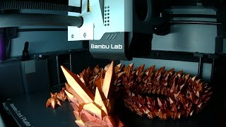 Bambu Lab X1C Crystal Dragon [upl. by Devlin]