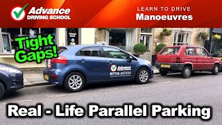 RealLife Parallel Parking  Learn to drive Manoeuvres [upl. by Daye560]