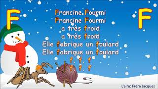 Francine Fourmi  Phonétique Animée [upl. by Aerdnna399]