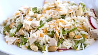 Receta de ensalada de arroz con pavo y cacahuetes  Karlos Arguiñano [upl. by Evered]