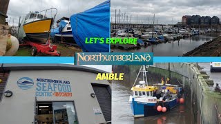 Northumberland amble marina harbour and sea views [upl. by Storfer245]