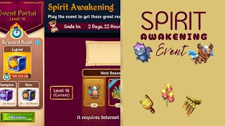 Merge Dragons Spirit Awakening Event Brambles task new point items cloud keys giant life flower [upl. by Idnat]