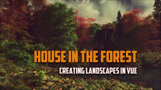 Landscapes in Vue Creating house in the forest scene Creating terrain part 1 [upl. by Bjork]