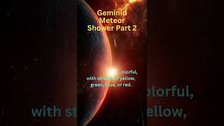 GEMINID METEOR SHOWER PART2 meteor star radiant earth asteroid shorts viralshorts [upl. by Alvan]