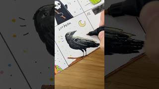 Tuto 11 octobre  un corbeau [upl. by Costanza]