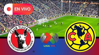 ⚽EN VIVO TIJUANA VS AMERICA  Mexican Liga BBVA MX 2024  eFootball PES 21 Simulation [upl. by Aiasi255]