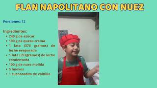 Flan napolitano con nuez [upl. by Gavrah]