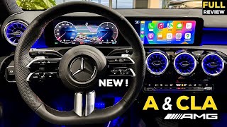 2023 MERCEDES A Class amp CLA AMG NEW FACELIFT Apple CarPlay FIXED FULL InDepth Review Interior MBUX [upl. by Shirleen615]