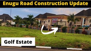 See What Golf Estate looks like now after the Road Construction 🚧  Estates in Enugu  Peter Mbah [upl. by Sesilu857]