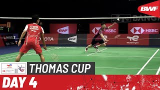 BWF Thomas Cup Finals 2022  Indonesia vs Korea  Group A [upl. by Anatnahs]