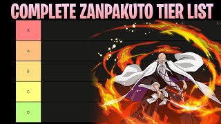 REAPER 2 COMPLETE ShikaiBankai Tier List Ryujin JakkaNozarashiBenihime And MORE [upl. by Demakis]