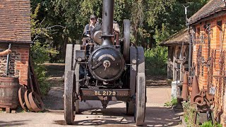 Marshall Traction Engine BL 2179  Pulling an AEC Militant Rural Life Centre [upl. by Heyward]