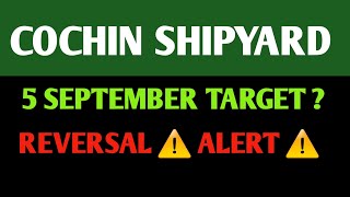 Cochin Shipyard Share 🔴 Latest News Today  Price Target amp Analysis  5 Sep 2024 [upl. by Leftwich]