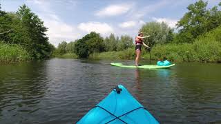 Beccles to The Locks Geldeston by kayak [upl. by Nanah]