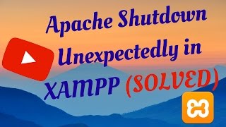 Localhost phpMyAdmin Apache Shutdown Unexpectedly in XAMPP Solved [upl. by Daisi827]