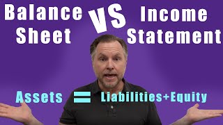 Balance Sheet vs Income Statement [upl. by Zabrine]