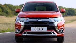 2019 Mitsubishi Outlander PHEV  Orient Red  Exterior Interior UK Spec [upl. by Nattirb]