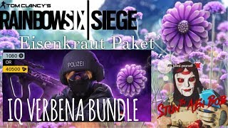 IQ VERBENA BUNDLE  Eisenkraut  PRESENTATION amp UNBOXING  Rainbow Six Siege Blood Orchid [upl. by Siravrat341]