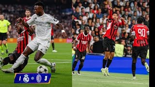 AC Milan kalah kan Real Madrid Tijjani Reinders cetak gol [upl. by Trilbi]