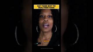 Eat Your Way to Healthier Hair After 40  blackhaircare haircare naturalhair nutritiontips [upl. by Ayres511]