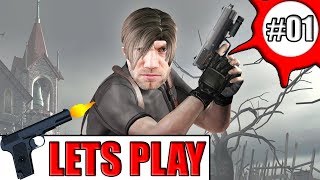 Lets Play Resident Evil 4  Leon kommt ins Dorf 01 [upl. by Alaj337]