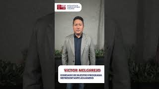 Testimonio del egresado Victor Melgarejo de nuestro programa Representante Aduanero [upl. by Loriner]