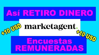 Retirar dinero de Marketagent 2022  4ta Prueba de pago 2022  Como ganar dinero con Marketagent [upl. by Akeret]